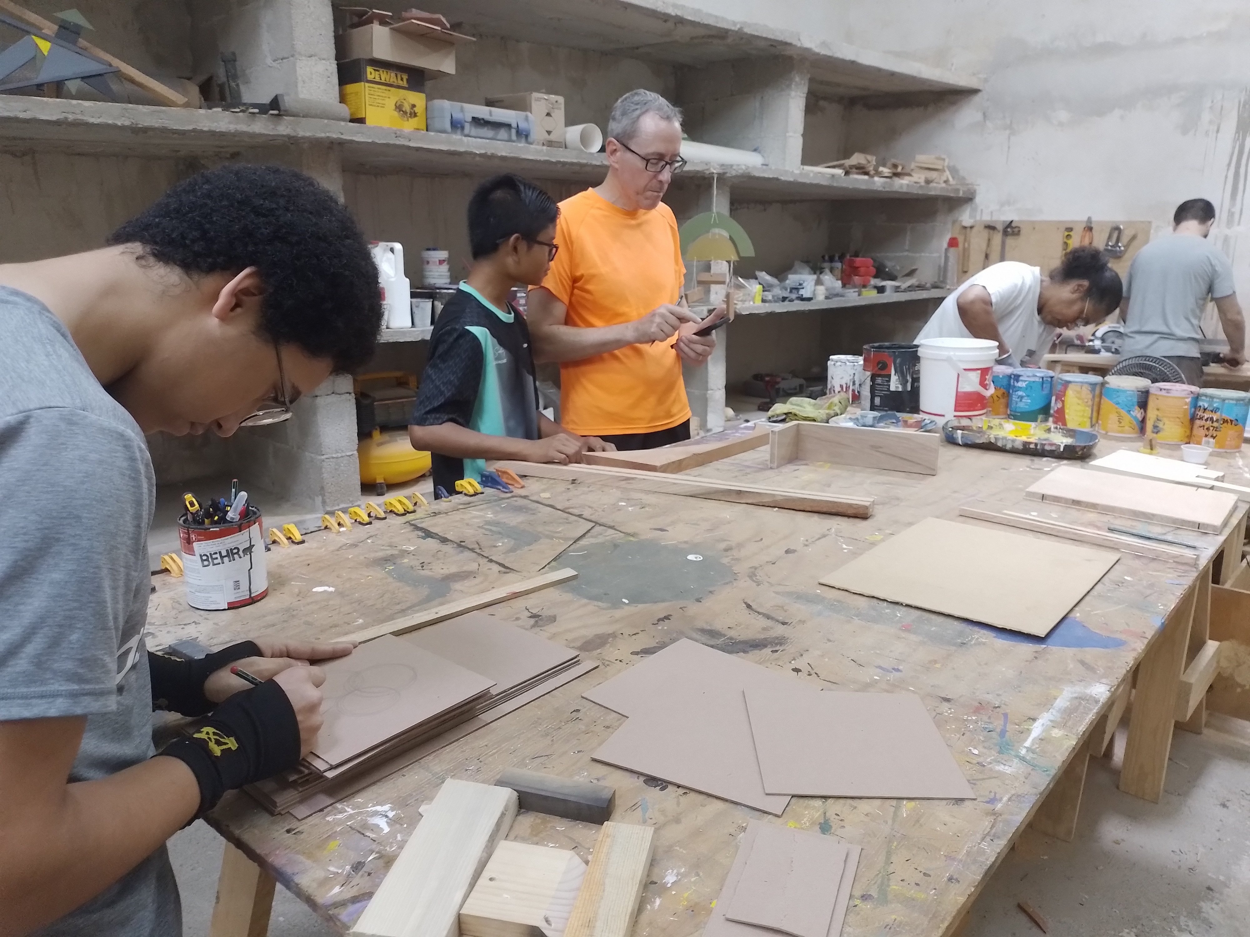 Merida Teens woodshop